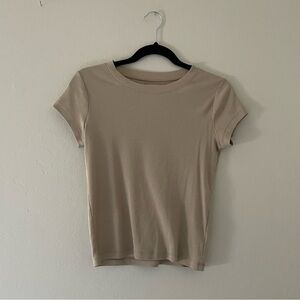 Madewell brightside tee tan